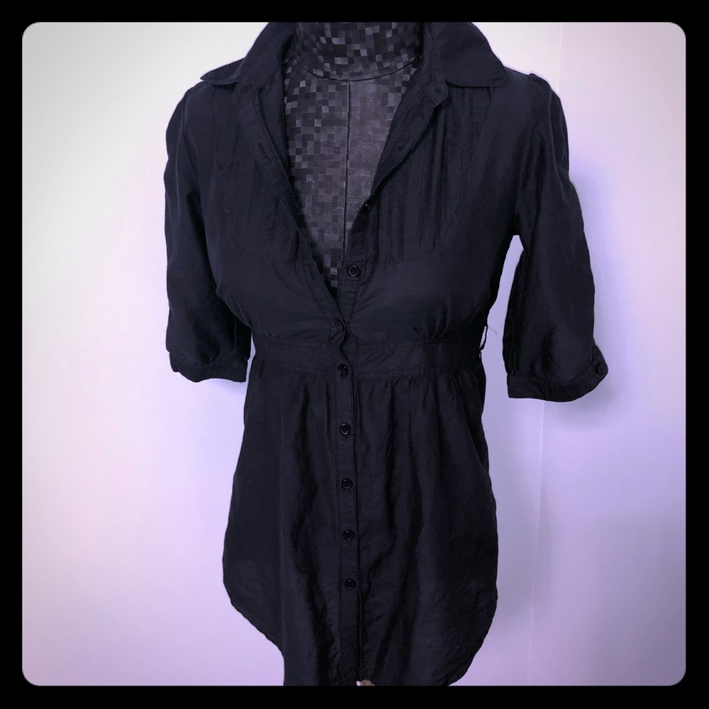 Arden B black blouse
